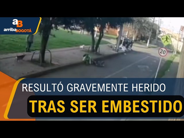 Indignación en Bogotá: conductor atropelló a ciclista y huyó sin auxiliarlo 