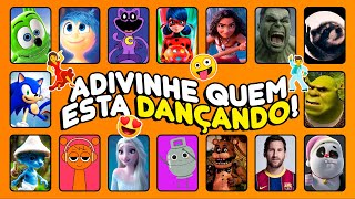 ADIVINHE QUEM ESTÁ DANÇANDO! 💃🏻 Catnap, Sonic, Ó u Gás, Freddy Fazbear