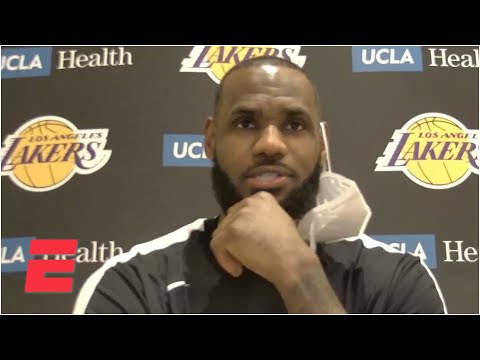LeBron James 談與 Dennis Schroder 的賭注，以及與 Curry 的「不用看」三分球比較 | NBA on ESPN (LeBron James on bet with Dennis Schroder and comparisons to Steph Curry's no-look-3  | NBA on ESPN)
