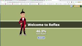 ReflexMath Log in Info