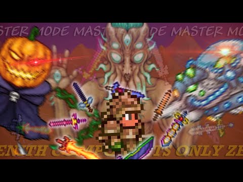 Can You Beat MASTER MODE Terraria With ONLY ZENITH COMPONENTS?