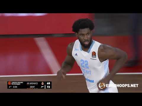 AS Monaco-Zenit St Petersburg 74-85: Jordan Loyd (20 points)