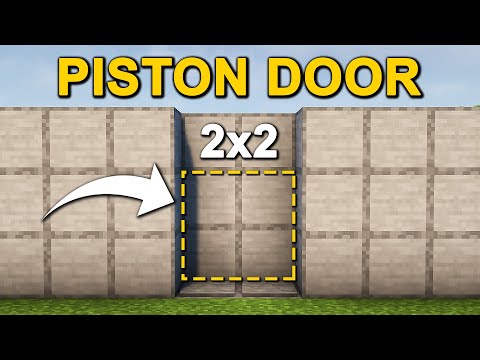 The EASIEST 2x2 Piston Door in Minecraft 1.21+ (Tutorial)