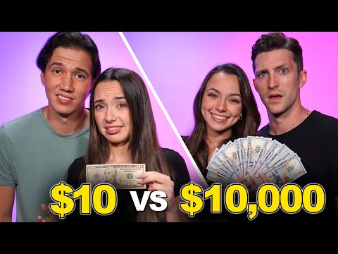 $10 DATE VS $10,000 DATE! - Merrell Twins