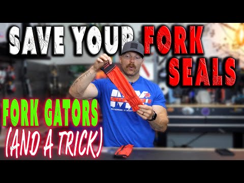 SAVE YOUR SEALS! - Fork Gators (AND a trick to save leaking seals)