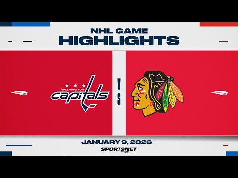 NHL Highlights | Capitals vs. Blackhawks - January 9, 2025