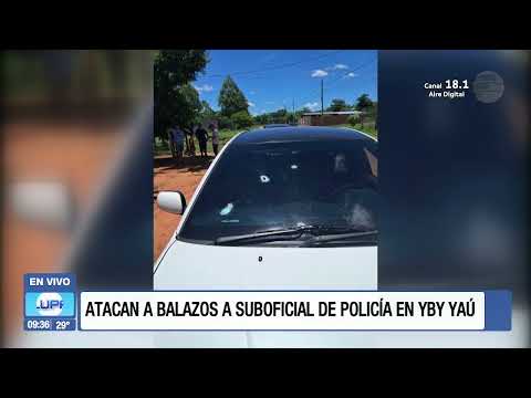 Atentaron contra un agente policial en Yby Yaú, Concepción