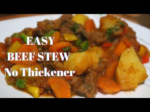 How to Make Easy Beef Stew Without a Thickener |My Simple Beef with Carrot, Peppers & Potatoes