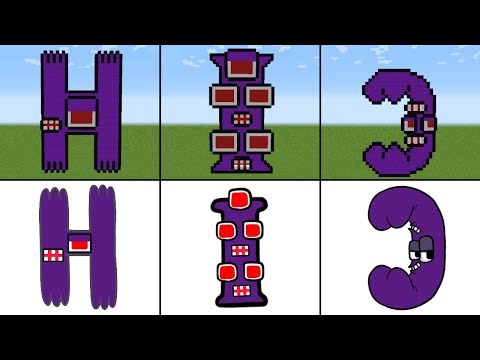 Cheeky - Alphabet Lore Monsters In Minecraft - H I J