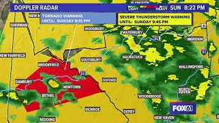 Tornado Warnings in CT expire, Severe T'Storm Warnings Continue