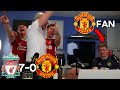 LAUGHING IN MAN UTD FAN'S FACE | Liverpool 7-0 Man Utd Reaction