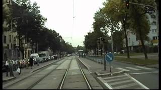 preview picture of video 'OSTRAVA, tram. line 12 in driver cab.video 1'