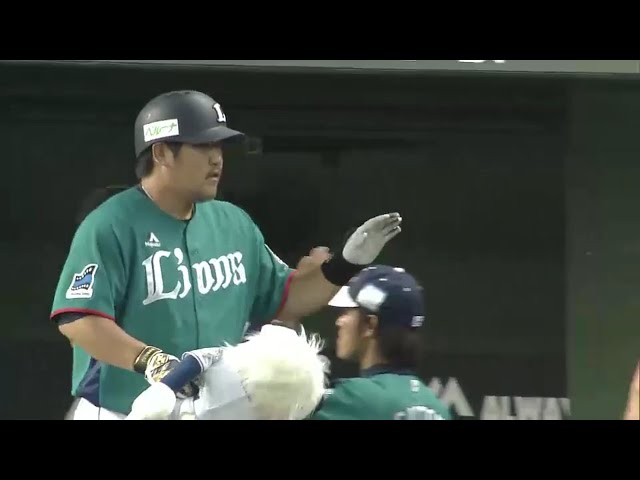 【1回裏】ライオンズ・中村 一軍復帰即2ラン!! 2016/8/19 L-M