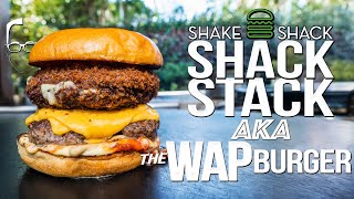 THE SHACK STACK FROM SHAKE SHACK….BUT HOMEMADE & WAY BETTER! | SAM THE COOKING GUY 4K