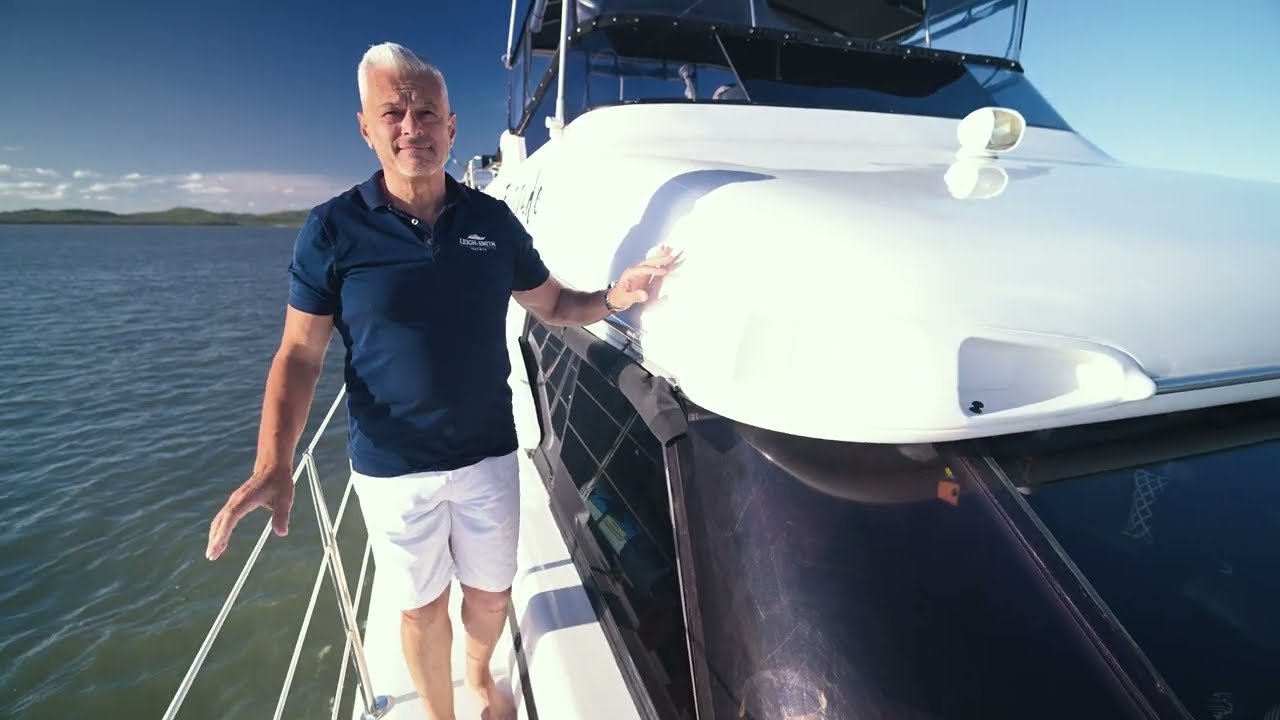 1998 Cooke Bros 46 Flybridge Powercat video thumbnail