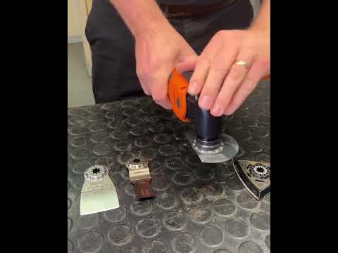 Fastest saw blade change for a multi-tool. #MULTIMASTER
