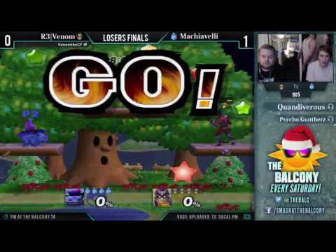 PM @ the Balcony 74 - Losers Finals ft. R3|Venom (Falcon) VS Machiavelli (Ivysaur)