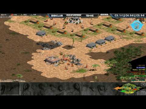 AOE|| 4vs4 BiBi Club vs Liên Quân POW, C3-T3, 21/11/2016