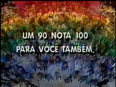 Vinheta de Fim de Ano Globo 90 é Nota 100+Video Show Making Off da Vinheta Rede Globo em 1989