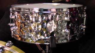 Video thumbnail for Mapex MPX 14X5.5 Hammered Steel Snare Drum by Scott's Drum Center