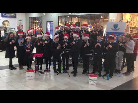 Christmas carol in Navan Town Center