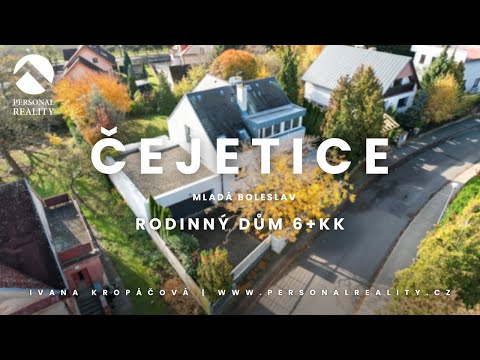 ⭐️ Prodej rodinného domu 6+kk se zahradou a garáží, Čejetice - Mladá Boleslav