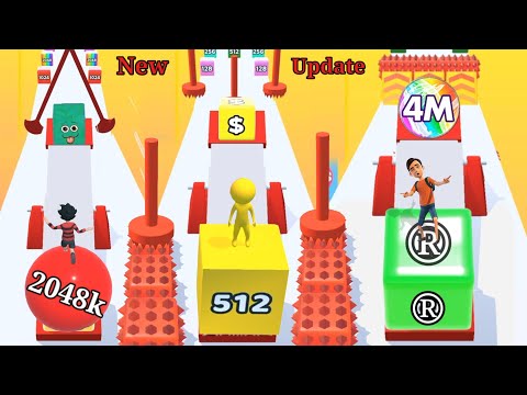 Jelly Run 2048 | jelly run 2048 merge 🧩 3d block puzzle #JellyRun2048 #44