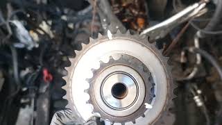2000 Nissan frontier 2.4 L    timing chain replacement  Alignment Marks
