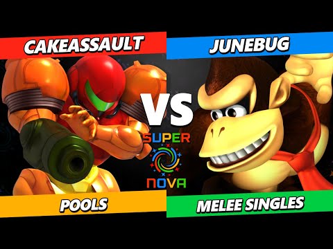 Supernova 2025 - CakeAssault (Samus) Vs. Junebug (Donkey Kong) Smash Melee Tournament