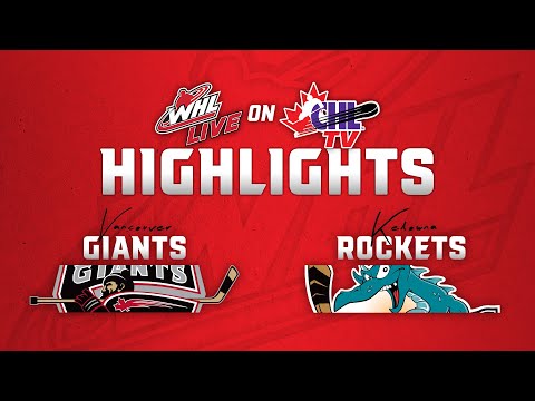 Vancouver Giants at Kelowna Rockets 02/21 | WHL Highlights 2024-25