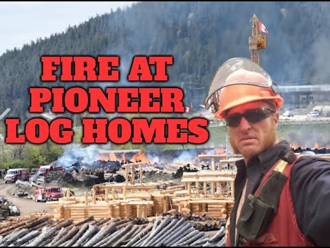 Massive Fire at TV's TIMBER KINGS Yard!!