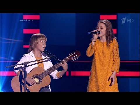 The Voice Kids RU 2016 Julia & Artyom — «Une Vie D’Amour» | Голос Дети 3. Ю.Сиринько и А.Колесников