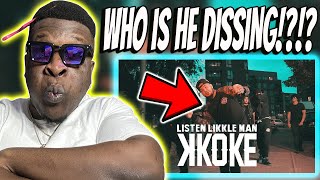 AMERICAN RAPPER REACTS TO | K Koke - Listen Likkle Man (Official Video) REACTION