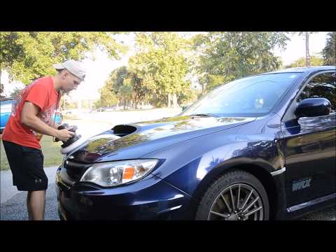 FIRST TIME BUFFING THE SUBARU | 2013 WRX