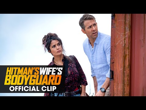 Thumbnail of the video: The Hitman’s Wife’s Bodyguard (2021 Movie) Official Clip “Boring Is Always Best” - Ryan Reynolds