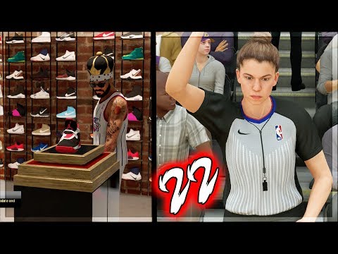FINED 100K FOR NEGATIVE FEMALE REF COMMENTS! NBA 2k20 MyCAREER - Signature Shoe In Stores! Ep. 22