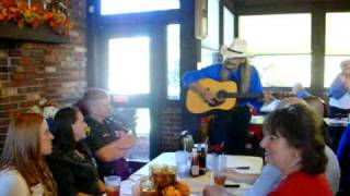 Joe Danger of WDNE FM 98.9 singing to Maid Sylvia - Mountain State Forest Festival 2009