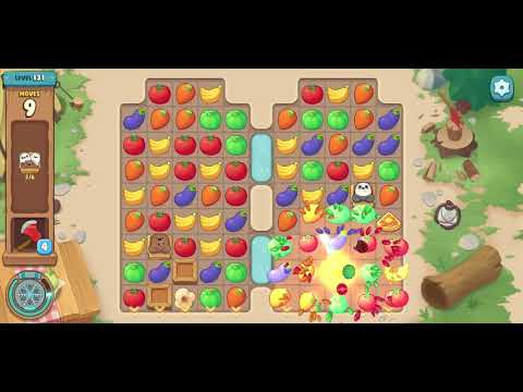 We Bare Bears Match3 Repairs Level 131 - No Boosters