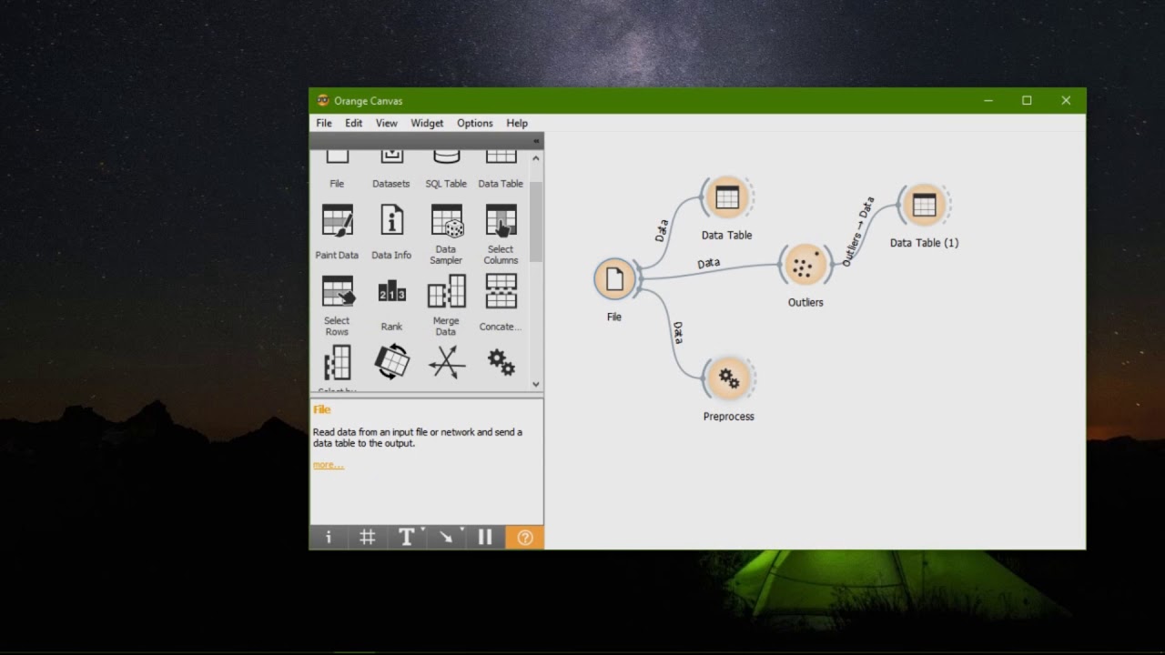 Data Mining (CSH4G3) - Preprocessing with Orange