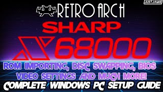 Setting up X68000 with Retroarch Emulation #retroarch #x68000 #emulator