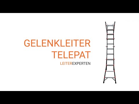Teleskopleiter mit Plattform -Telepat