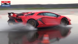 Lamborghini Aventador SVJ - Drifts Launch Control 