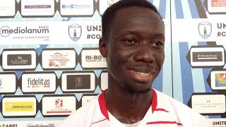 VIDEO. CARPI: IL COMMENTO DELL’ATTACCANTE ABDOULAYE SALL DOPO IL TEST CON IL CASTELFRANCO