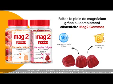 Mag 2 - Gommes - Arôme Naturel Framboise - 45 gommes - Paraphamadirect