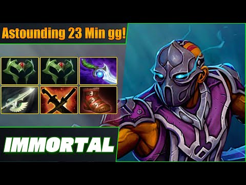 Immortal Anti-Mage Mid ⚡ Insane 23 Min gg! Dota 2 DotaPulse Full Gameplay