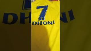 Unboxing Csk jersey
