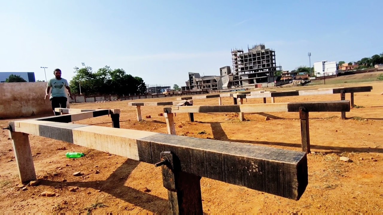 Running Workout //ZigZag balance beam//outdoors// #7