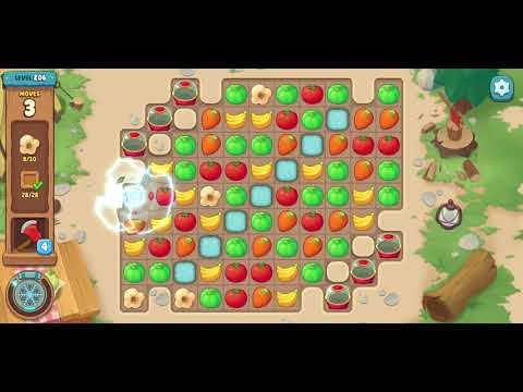 We Bare Bears Match3 Repairs Level 206 - No Boosters