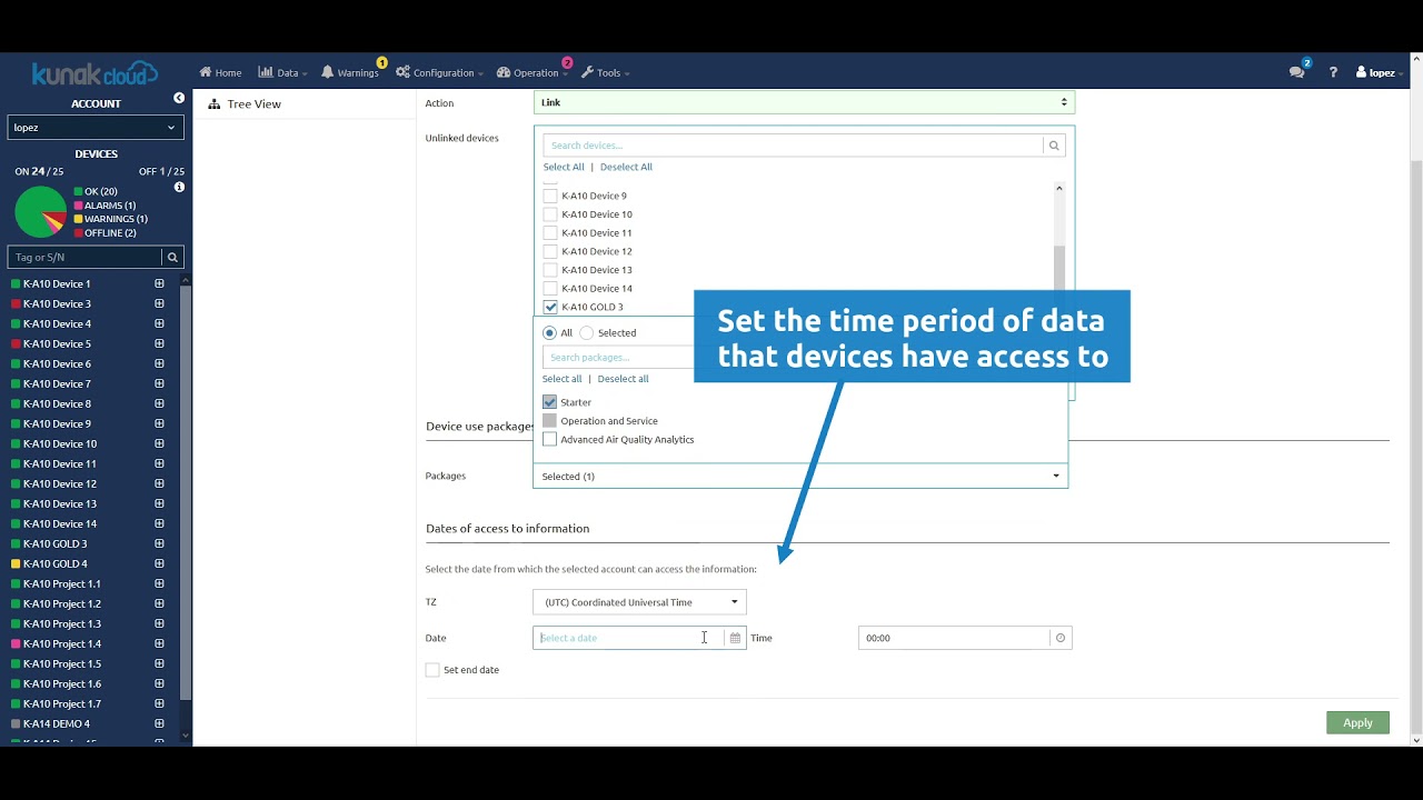 Kunak Cloud - Account Admin
