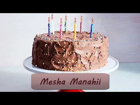Mesha Manahil Birthday Cake | Happy Birthday Mesha Manahil #birthday #wishes #mesha #manahil